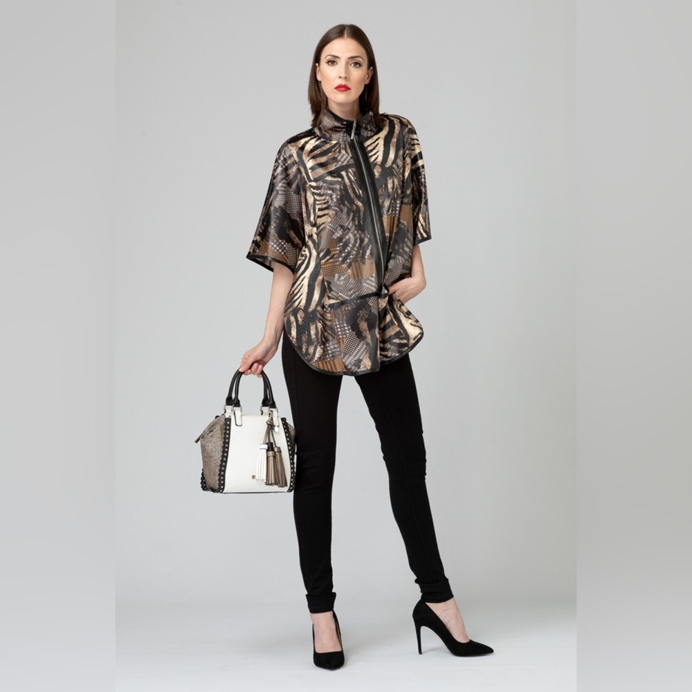 Joseph Ribkoff Animal Print Jacket sz US 14 - Picture 4 of 17